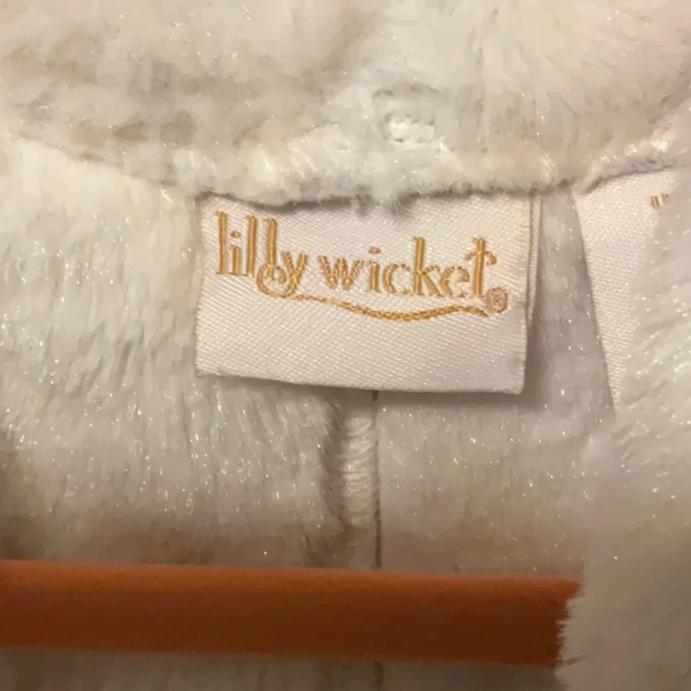 Lilly Wicket Faux Suede Vest 12 M Western Cowgirl Glam Cozy Cabin Core Boho Chic